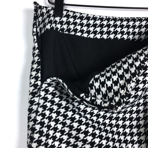 THE LIMITED Mini Skirt Wool Blend Houndstooth 90s Y2K Vibes Clueless Size 4 - Picture 5 of 9